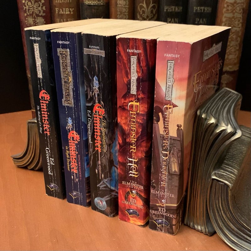 Complete Elminster Series 1-5: The Making of a Mage, Elminster in Myth Drannor, The Temptation of Elminster, Elminster in Hell, Elminster’s Daughter