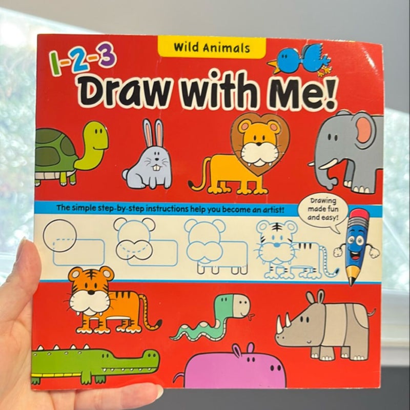 Draw with Me Wild Animals