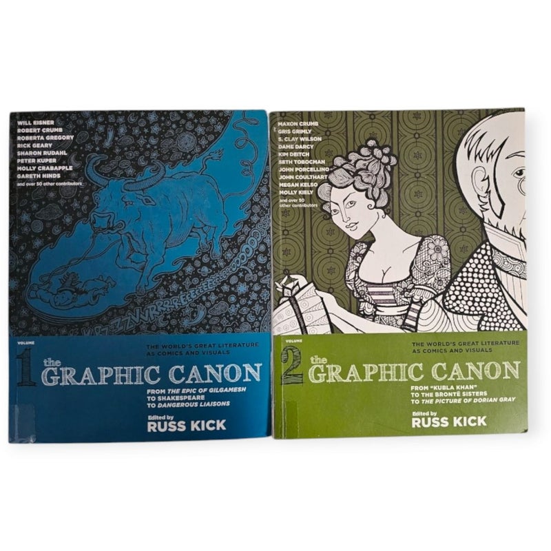 The Graphic Canon, Volumes 1 and 2, by Russ Kick: Comics and Visuals