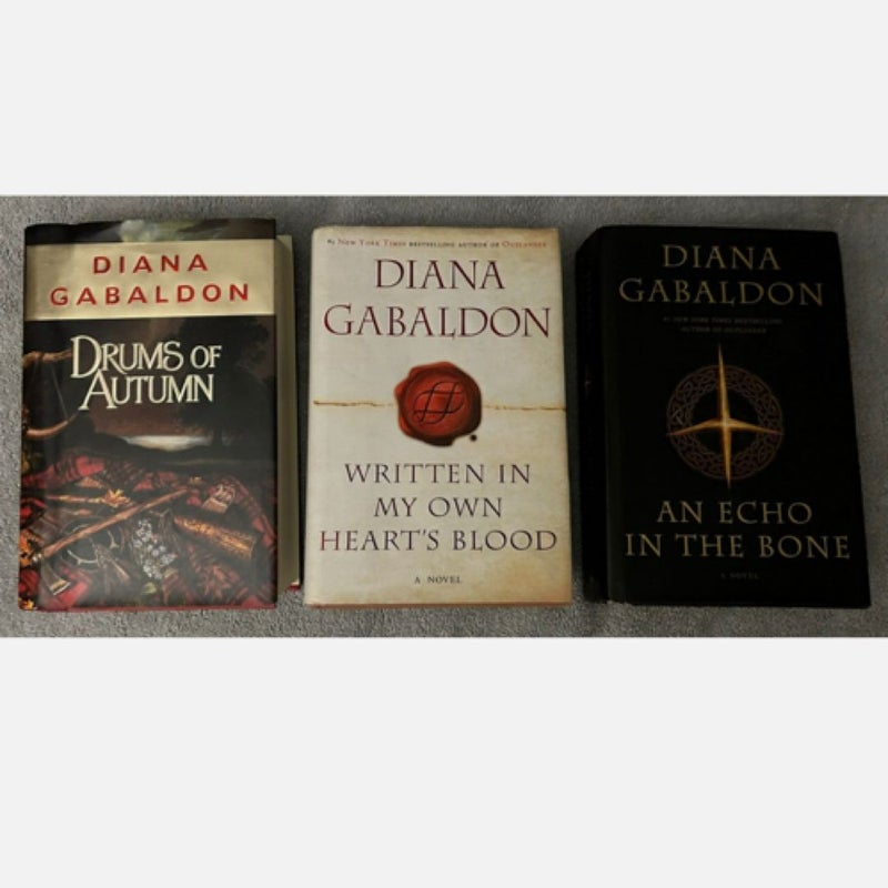 Outlander Series Books Bundle: Drums of autumn, an Echo in the Bone, Written in my Owns Heart Blood