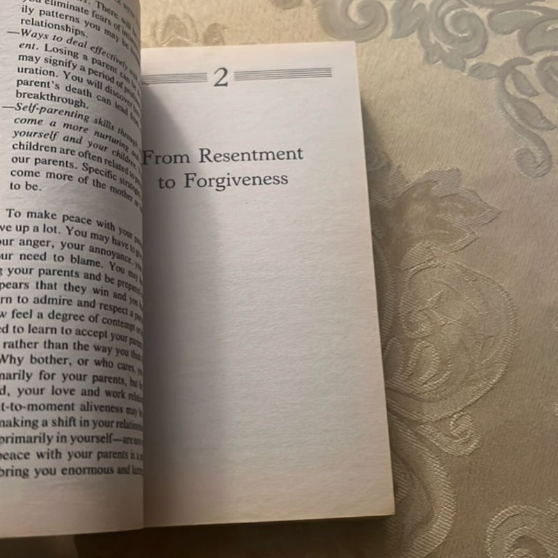 Making Peace with Your Parents