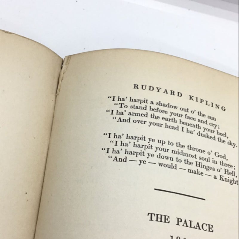 Antique 1910 Collected Verse of Rudyard Kipling 