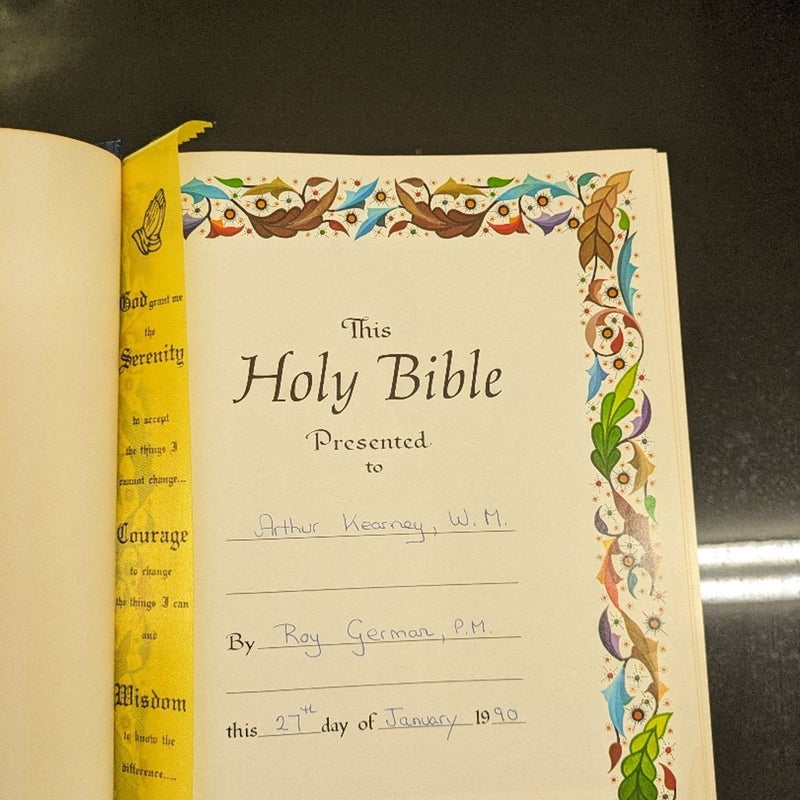 Holy Bible Masonic Master Edition 