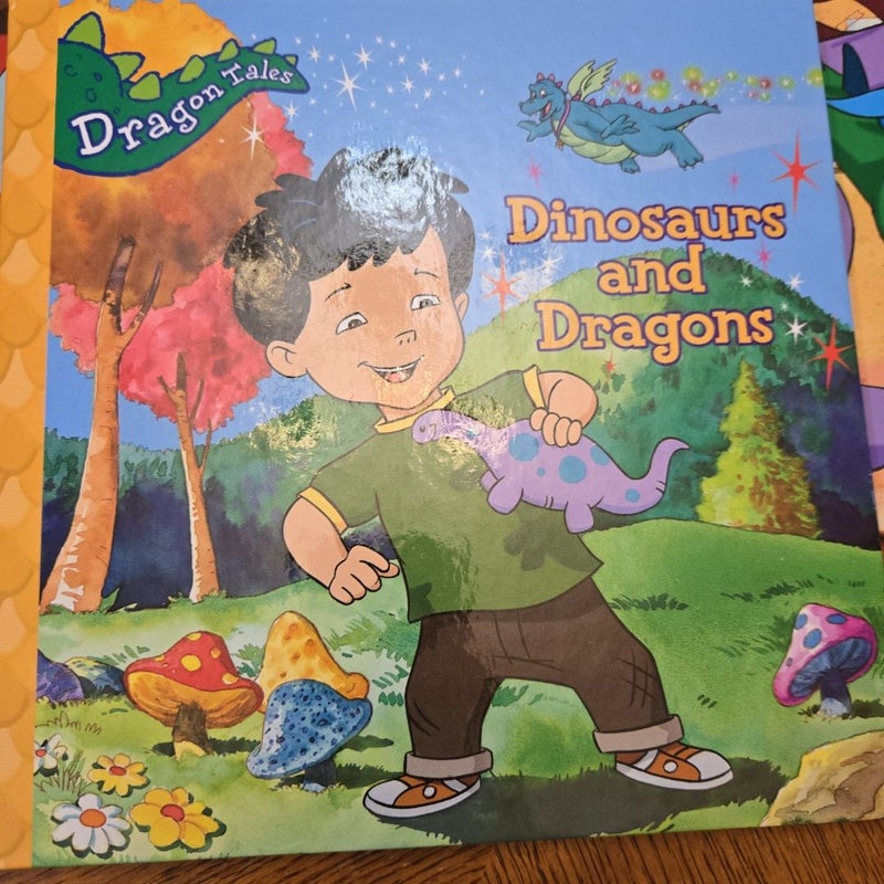 Dragon Tales 4 book lot, bundle, set, hardcover