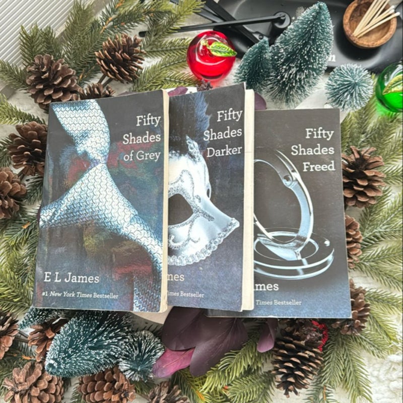 Fifty Shades of Grey books 1-3