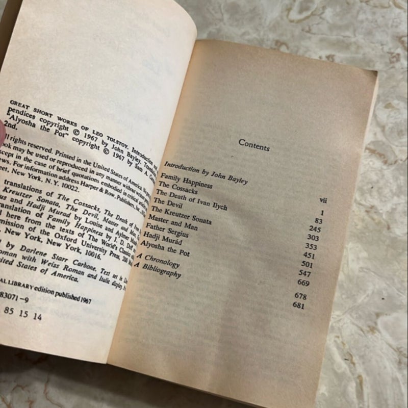 Great Short Works of Leo Tolstoy