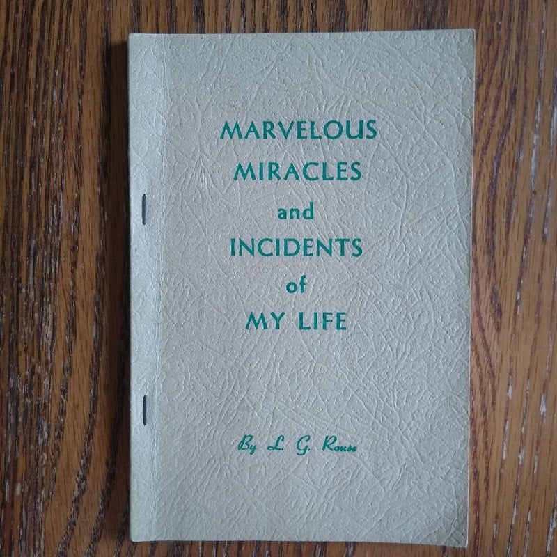 ⭐ Marvelous Miracles and Incidents of My Life (vintage)