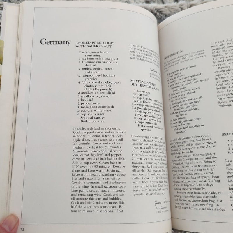 The Avon International Cookbook