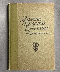 Applied Business English and Correspondence 