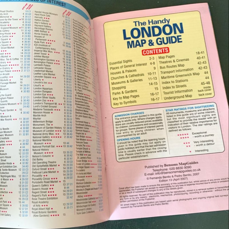 The Handy London Map and Guide