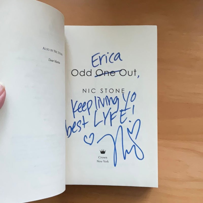 Odd One Out (signed ARC)