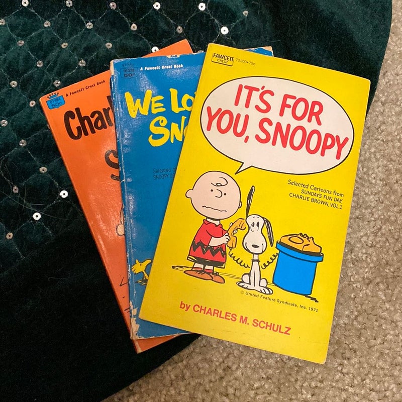 1970s Charlie Brown Book Lot