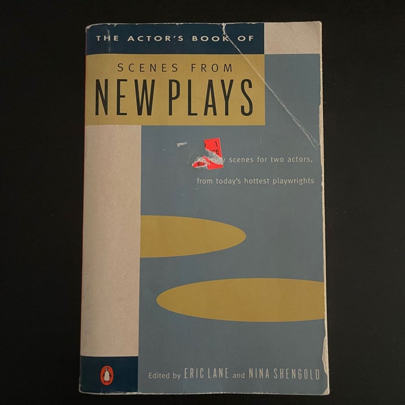 The Actor's Book of Scenes from New Plays