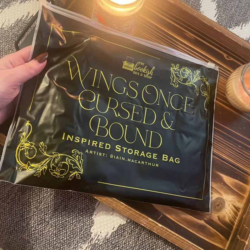 Wings Once Cursed and Bound - Bookish Box Special Edition + Storage Bag