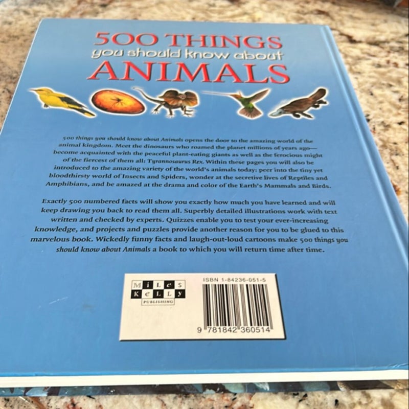 500 Things You Should Know about Animals