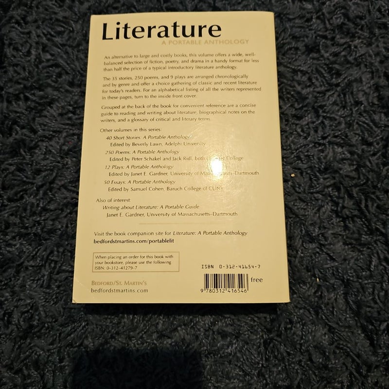 Literature: a Portable Anthology