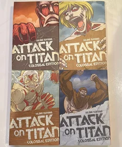 Attack on Titan: Colossal Edition Volumes 1-4