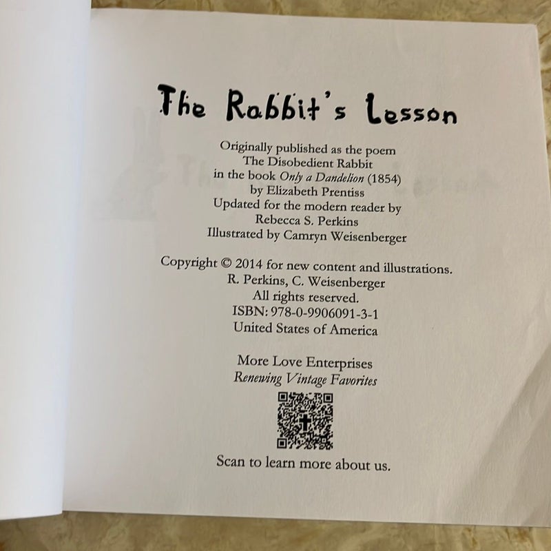 The Rabbit's Lesson