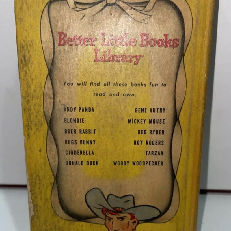 VTG‼ Red Ryder Acting Sheriff Better Little Book 1949 Fred Harman