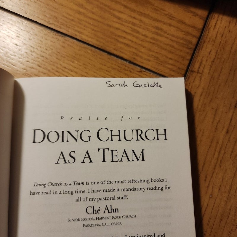 Doing Church As a Team