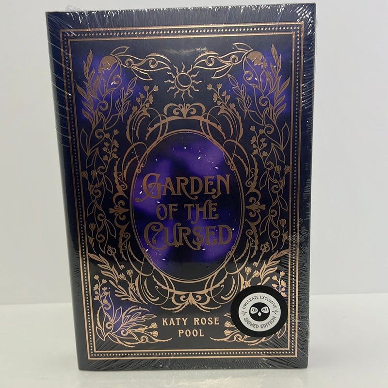 *NEW!! sealed OwlCrate Signed Edition Garden Of The Cursed