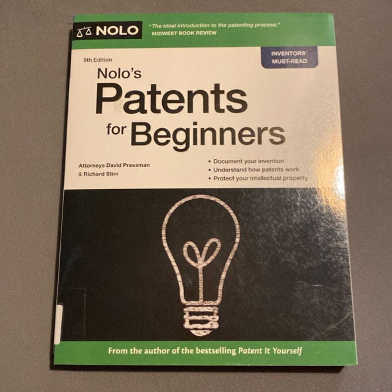 Nolo's Patents for Beginners