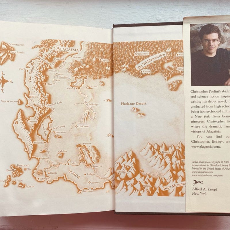 Christopher Paolini: Eldest (#2— 1st Edition) & Brisingr (#3— 1st Print/Edition)