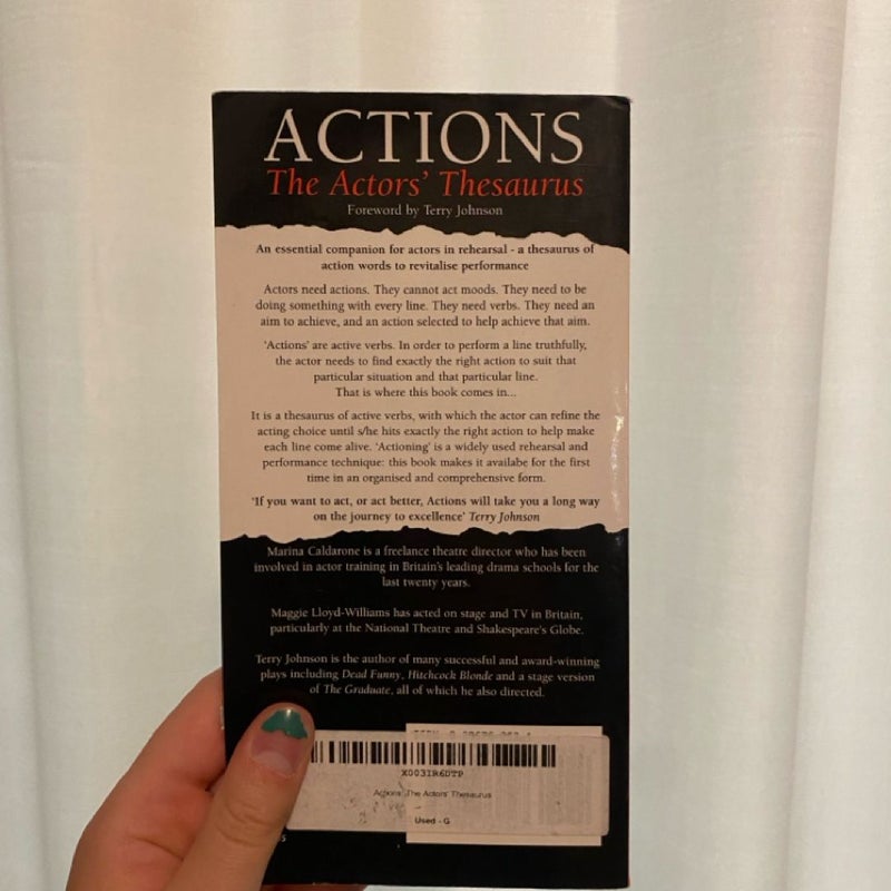 ACTIONS the Actors' Thesaurus