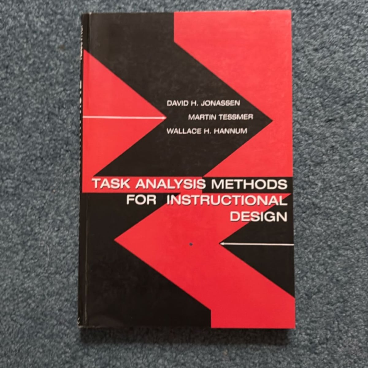 Task Analysis Methods for Instructional Design by David H. Jonassen ...