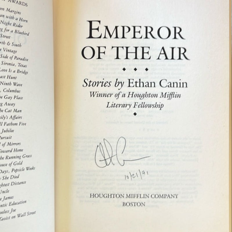 Emperor of the Air - SIGNED