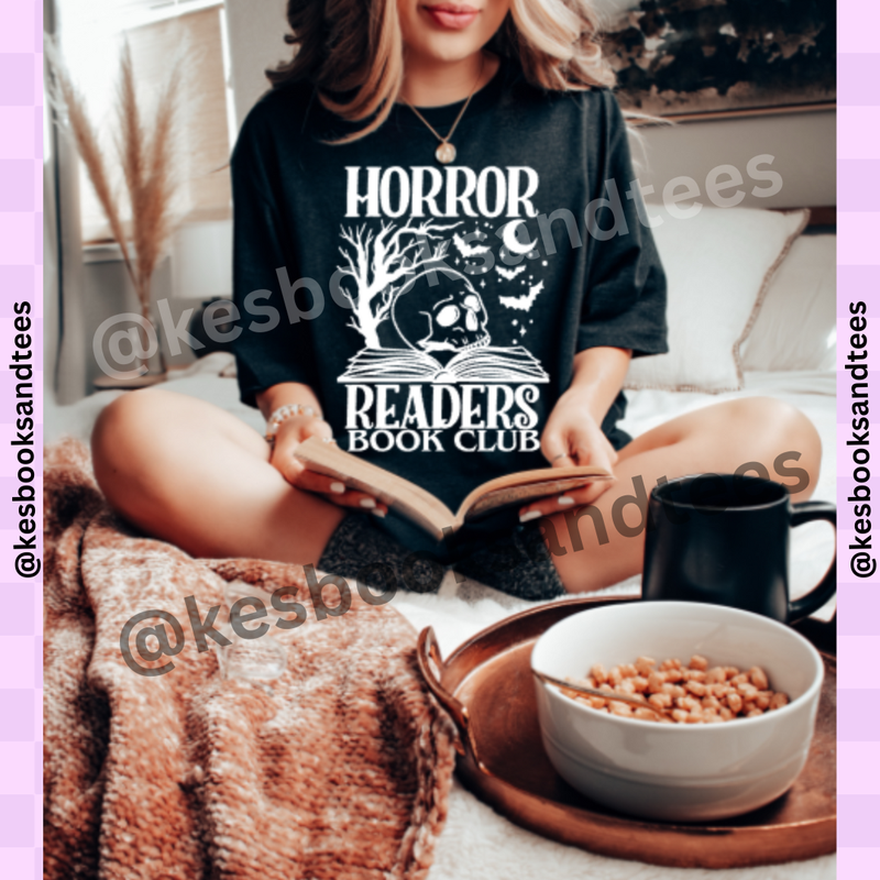 Horror Reader T-shirt *Please Read Descripition*