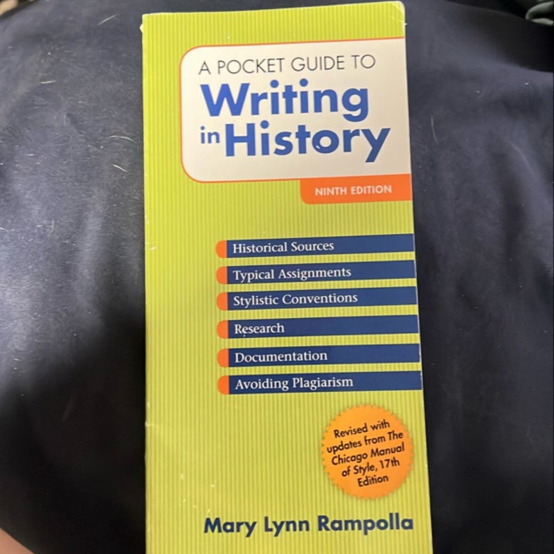 A Pocket Guide to Writing in History