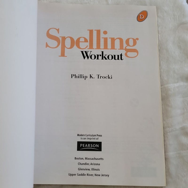 Spelling Workout