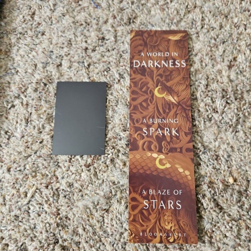 House of Flame and Shadow Crescent City Magnet and Bookmark Collectible Merch