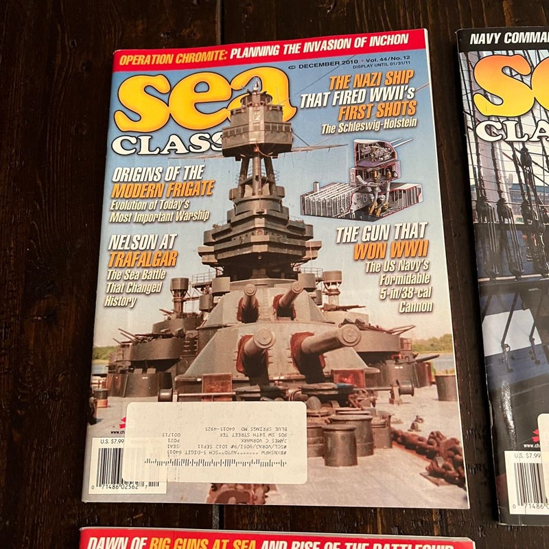 Sea Classic Magazines Set of 4