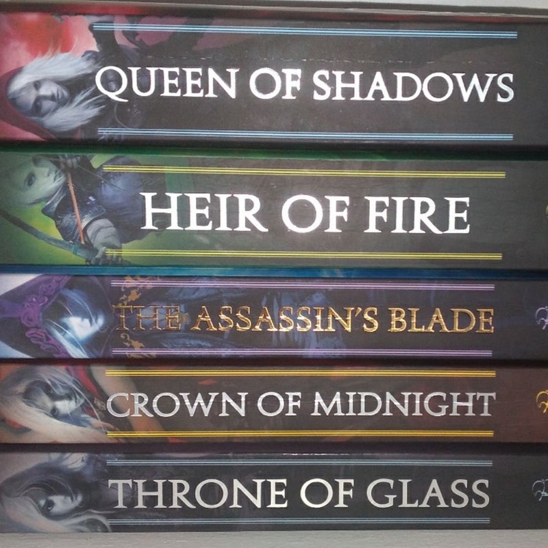 Throne of Glass books - Original covers