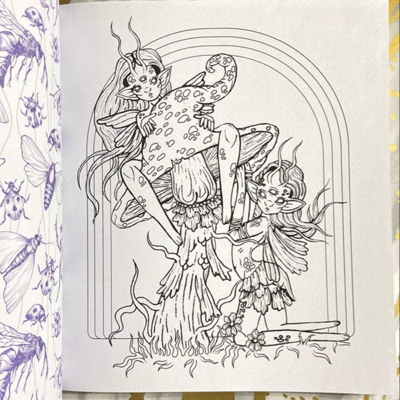 Goblincore Coloring Book