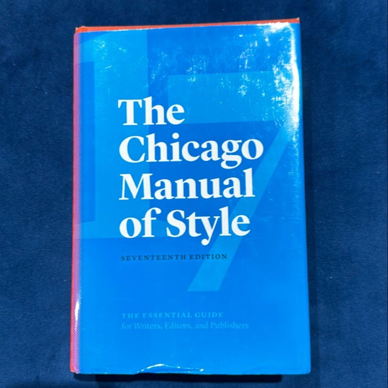 The Chicago Manual of Style, 17th Edition