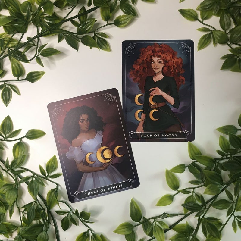 FairyLoot Tarot Cards Three and Four of Moons (Sophia & Constance) Cinderella is Dead 