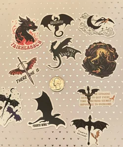 The Fourth Wing Stickers
