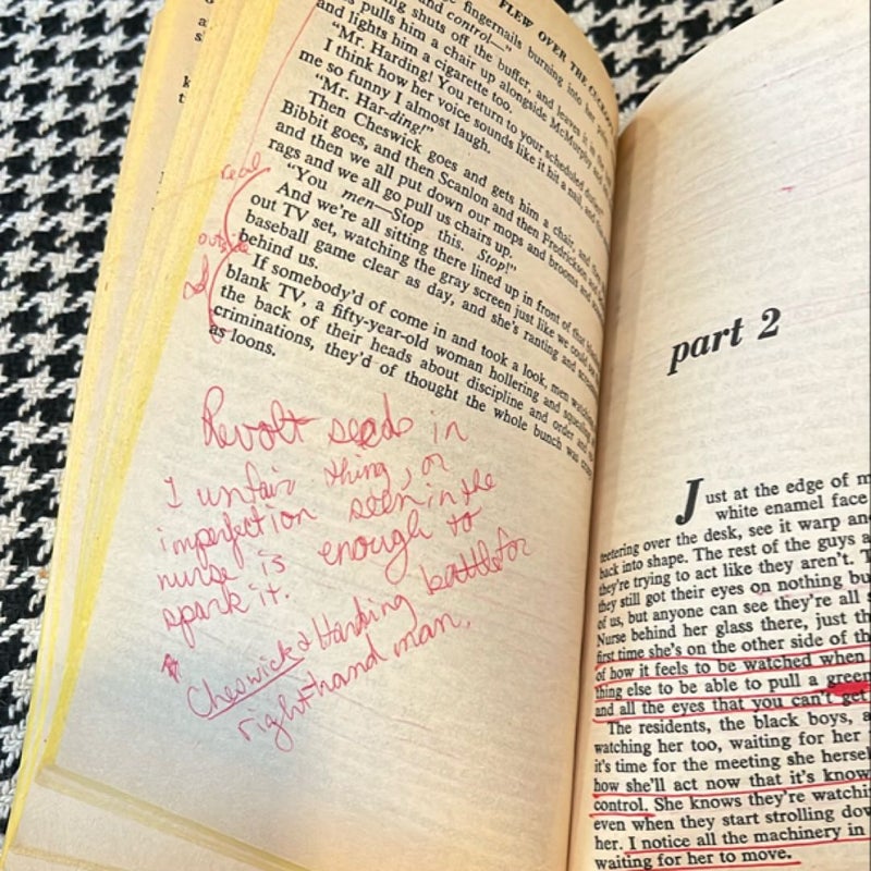 One Flew Over the Cuckoo’s Nest *vintage, annotated