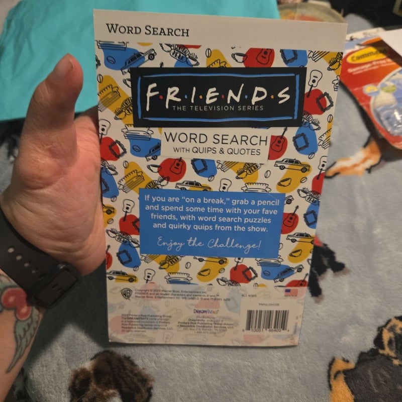 Friends  word search with quips and quotes 