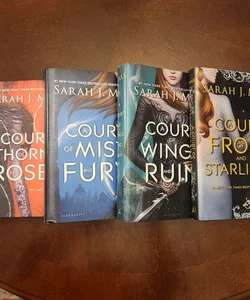 A Court of Thorns and Roses - OUT OF PRINT Book set 1 - 4 ORIGINAL COVER