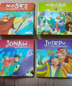 Lot of 4 Bendon Children's Bible Story Books