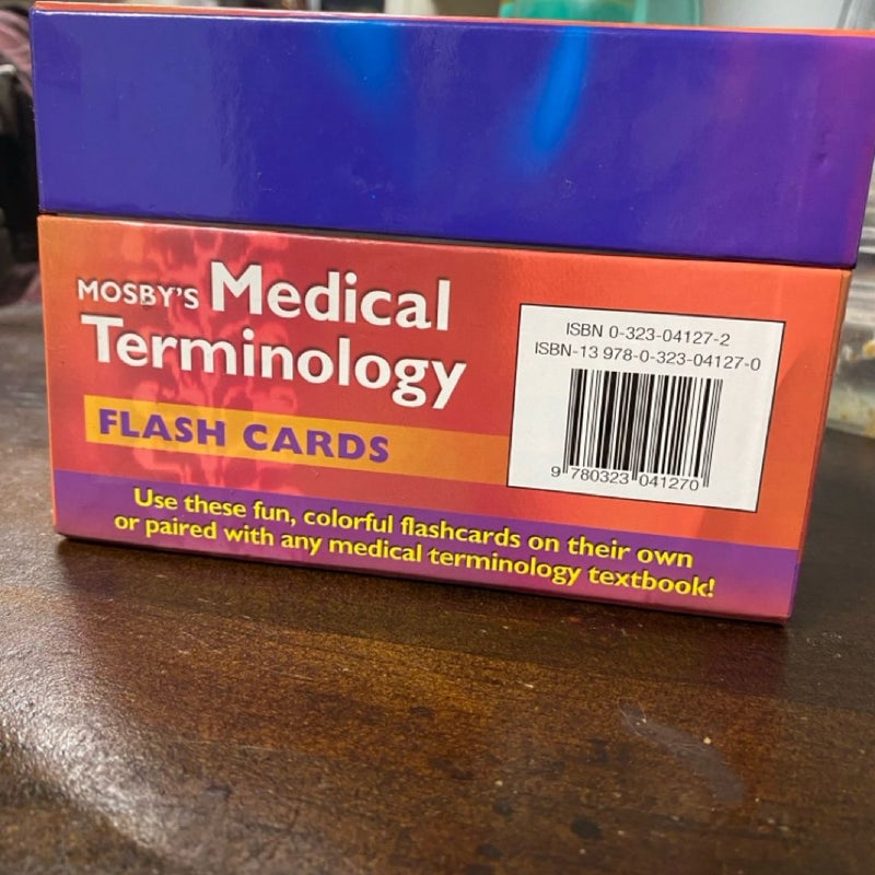 Mosby's Medical Terminology Flash Cards