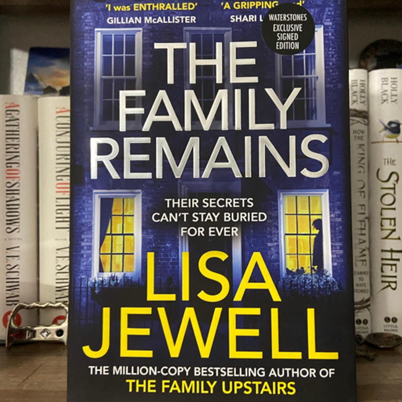 The Family Remains Waterstones Signed and Sprayed Edition