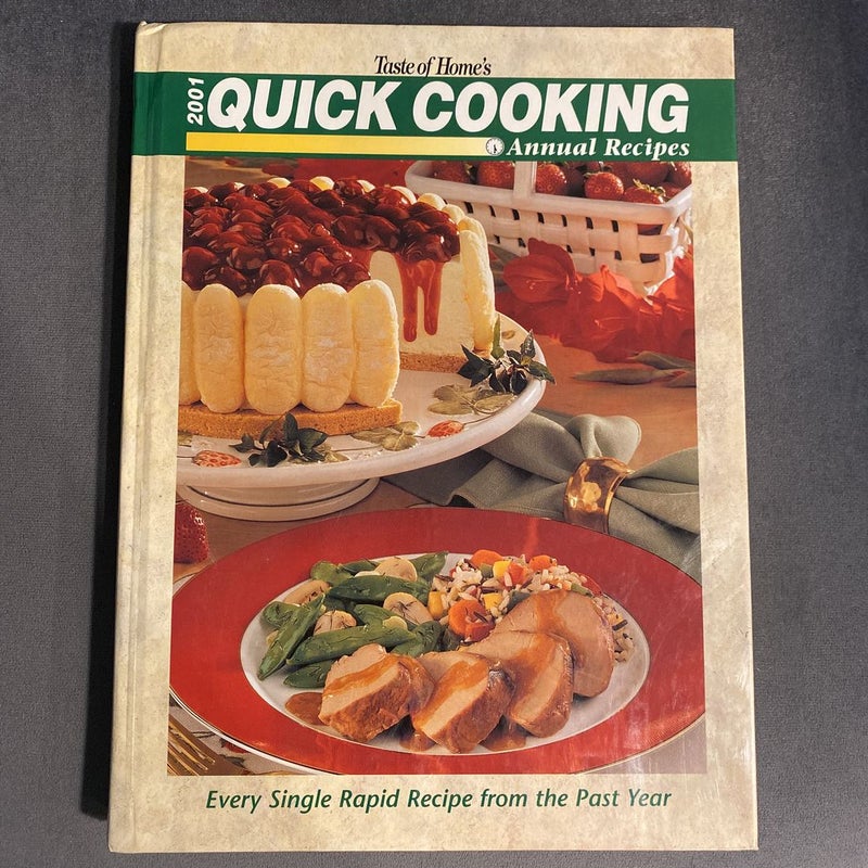 2001 Quick Cooking Annual Recipes