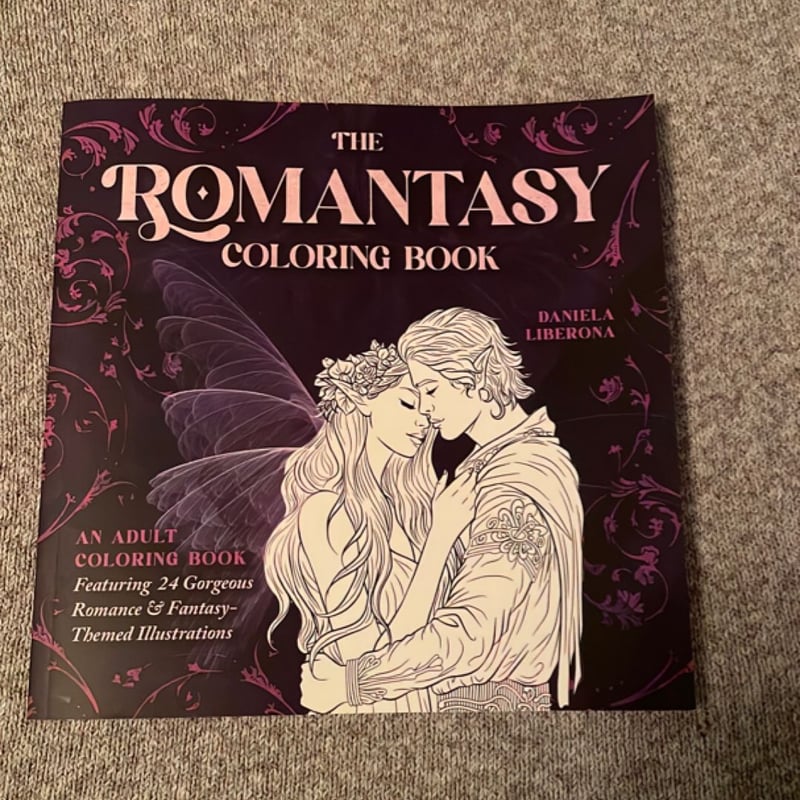 The Romantasy Coloring Book by Daniela Liberona