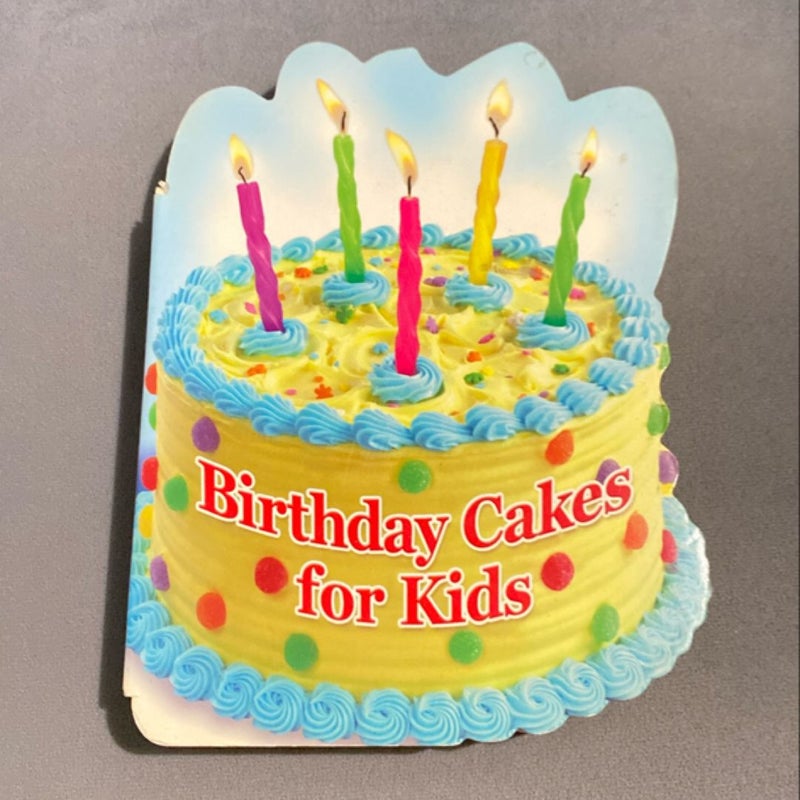 Birthday Cakes for Kid Shaped Cookbook