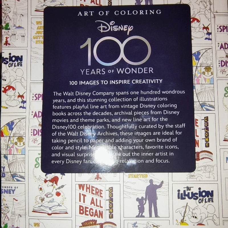 Art of Coloring: Disney 100 Years of Wonder